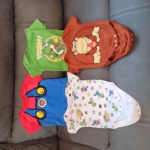 Super Mario Baby Onesies